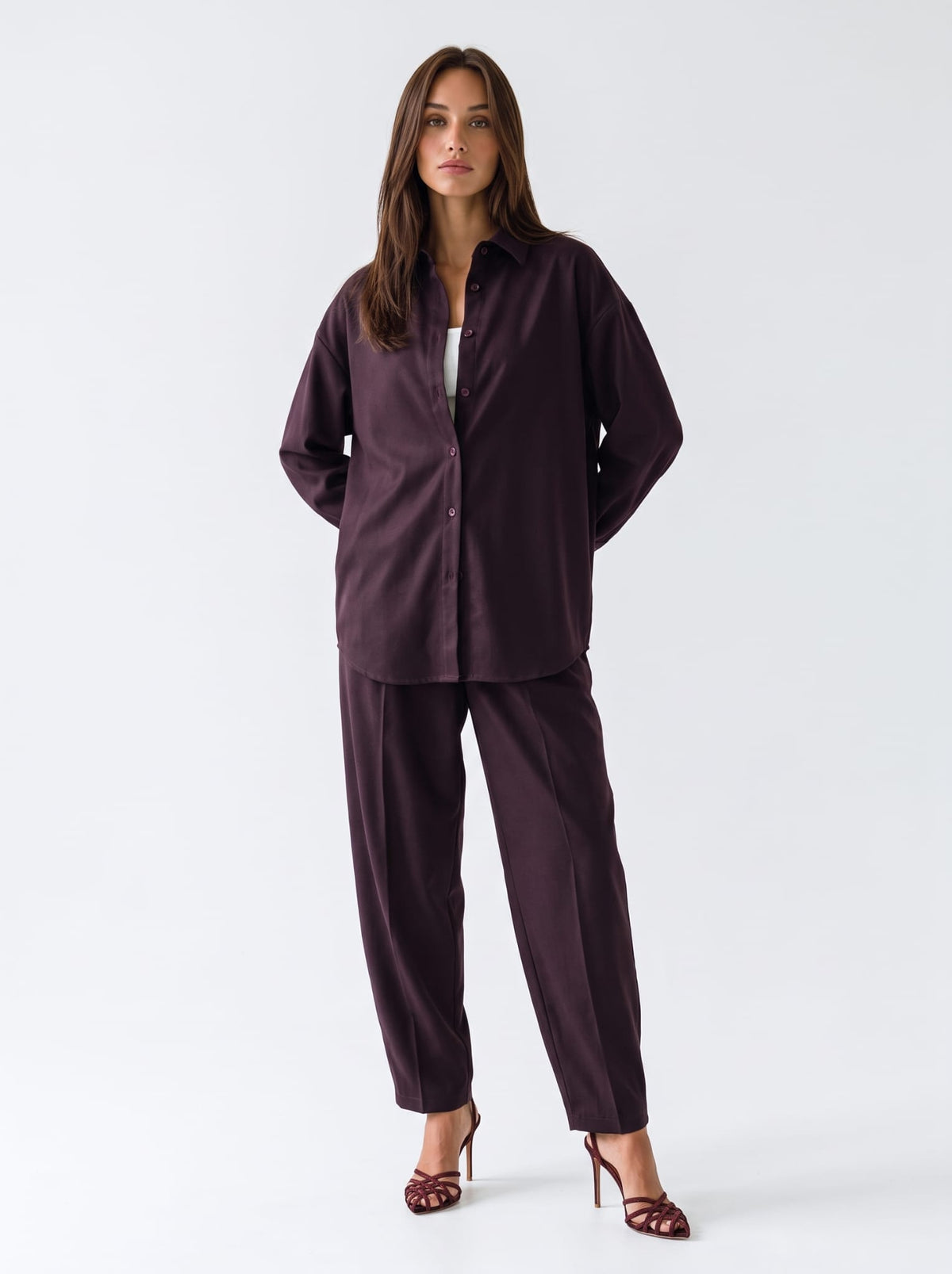 Coordinato Ysée – Prugna scuro Coordinato donna