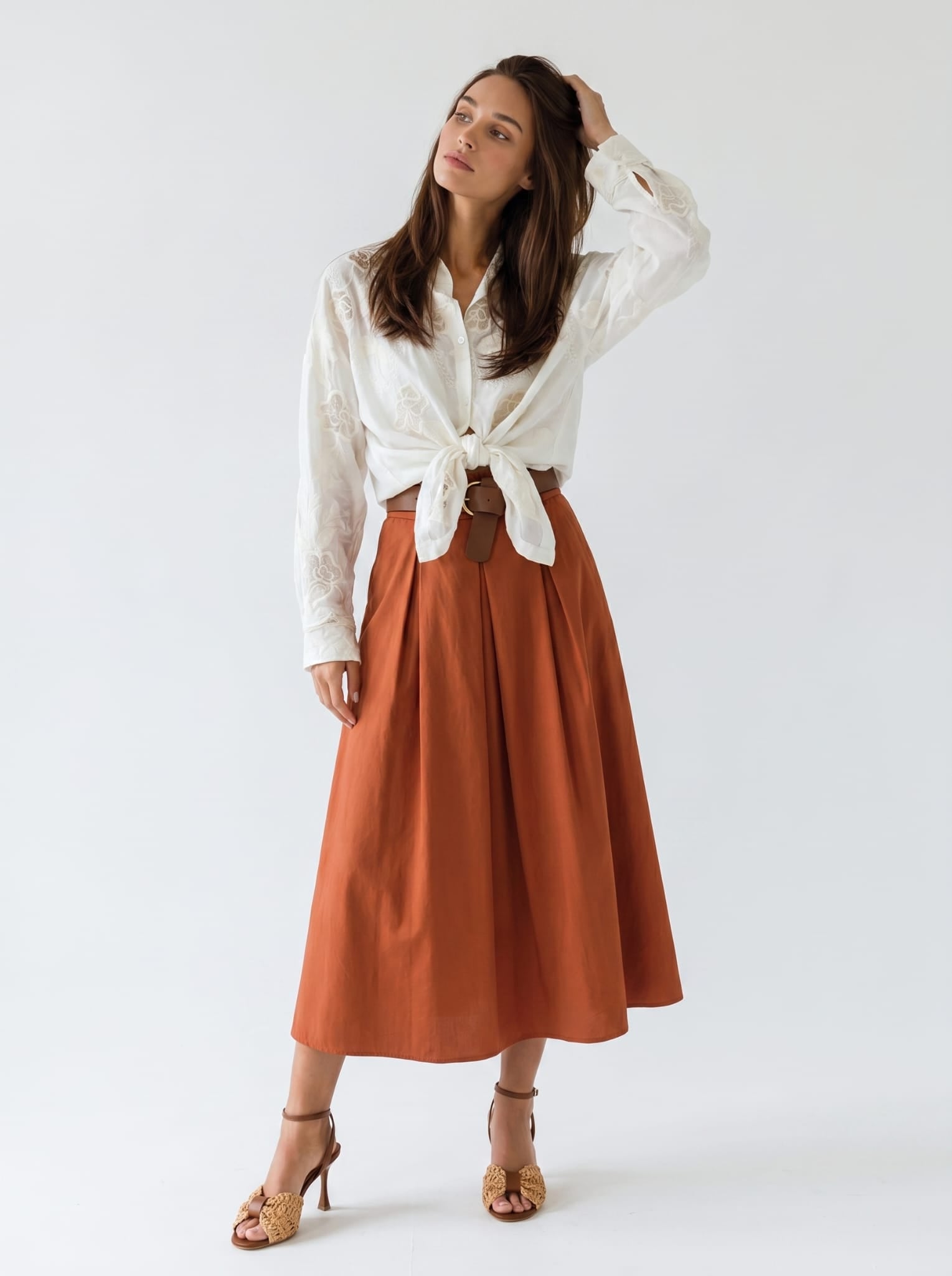 Camicia Yara - Burro maniche lunghe donna