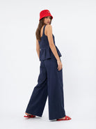 Top Coralie - Blu donna