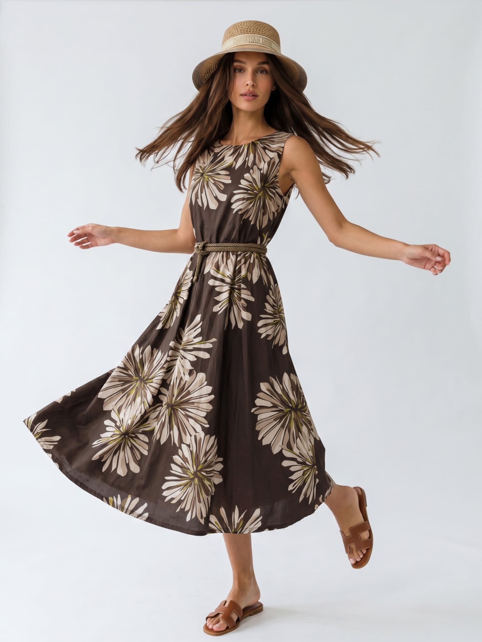 Abito Hanami - Marrone donna