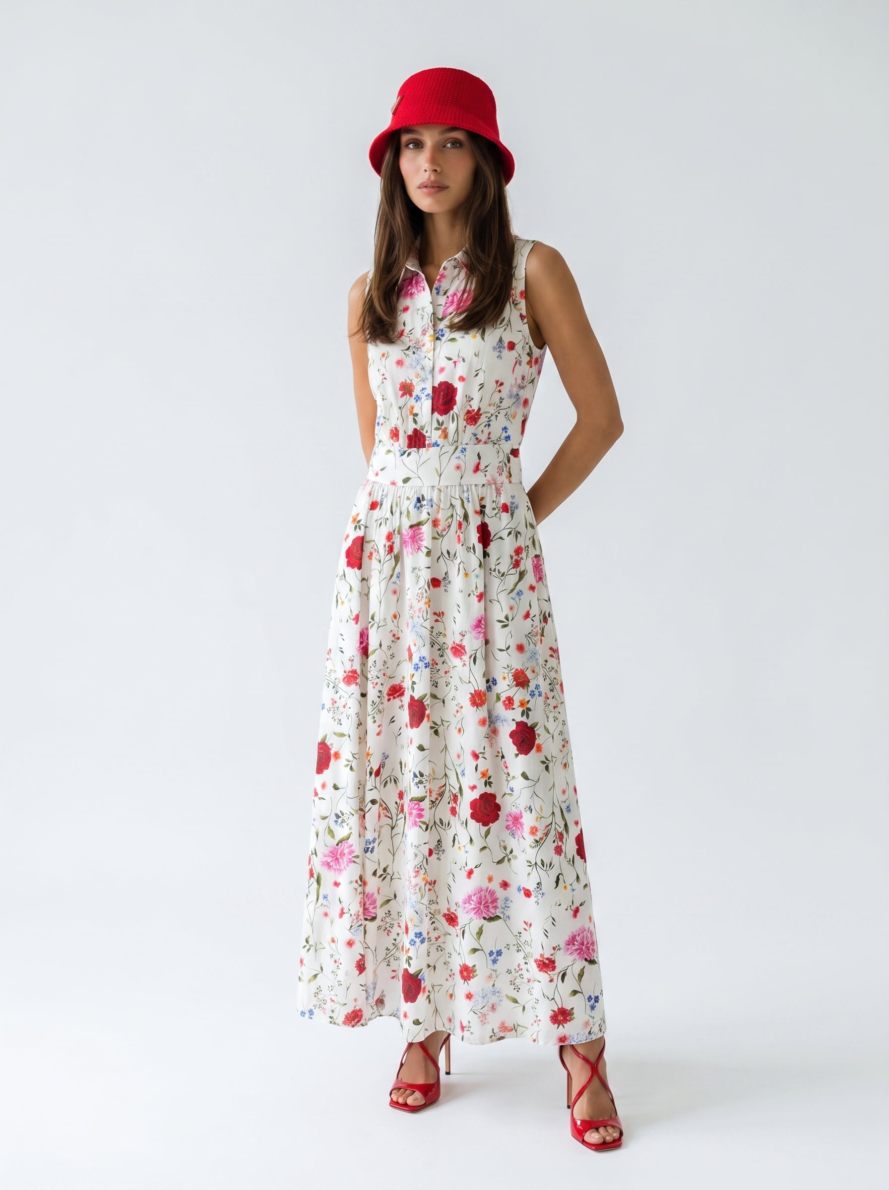 Abito Fiordaliso - Burro a fiori donna