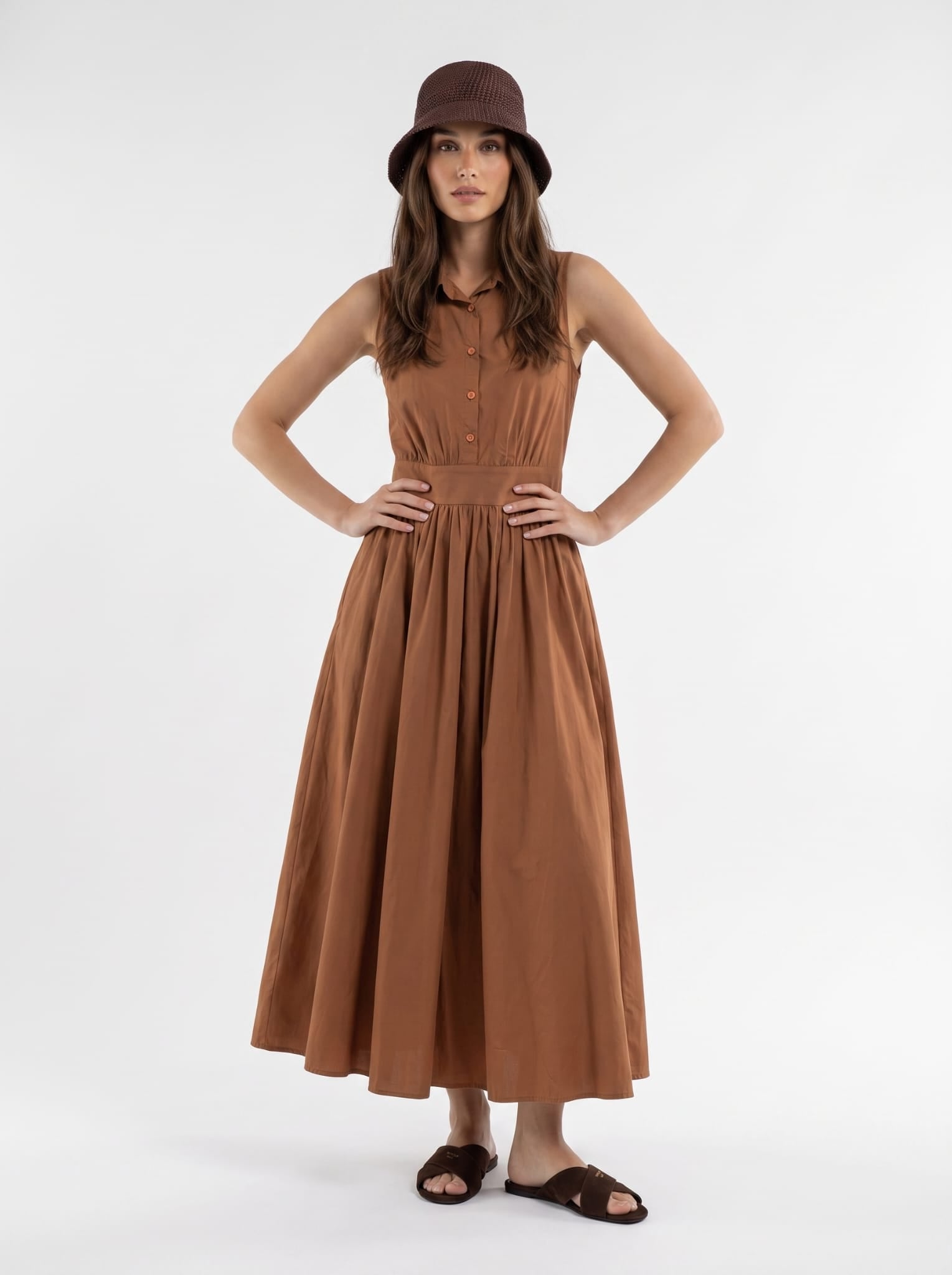 Abito Fiordaliso - Ruggine donna