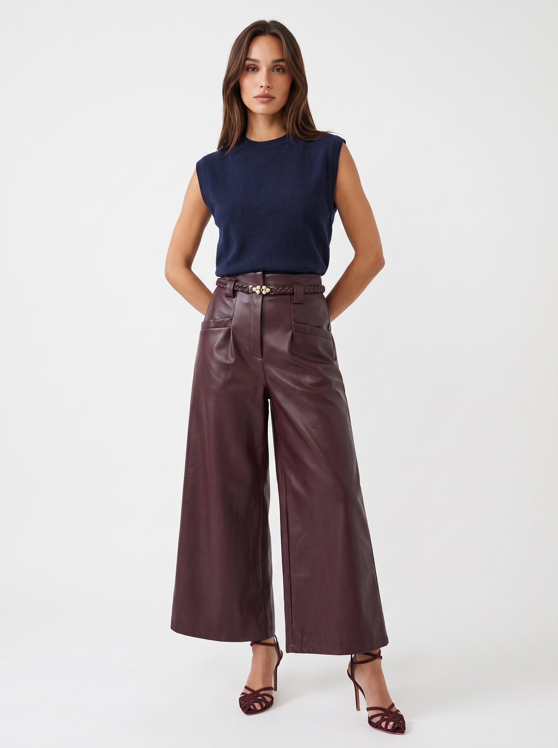 Pantalone Velmira - Borgogna Pantalone donna