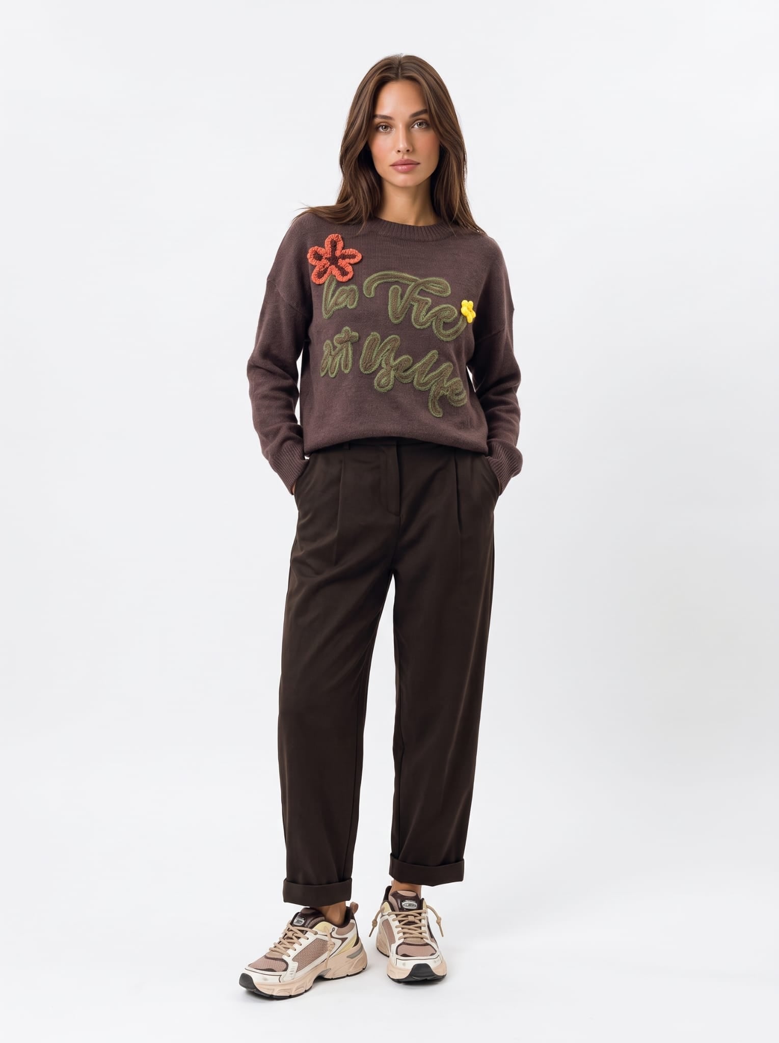 Pantalone Melia - Marrone donna