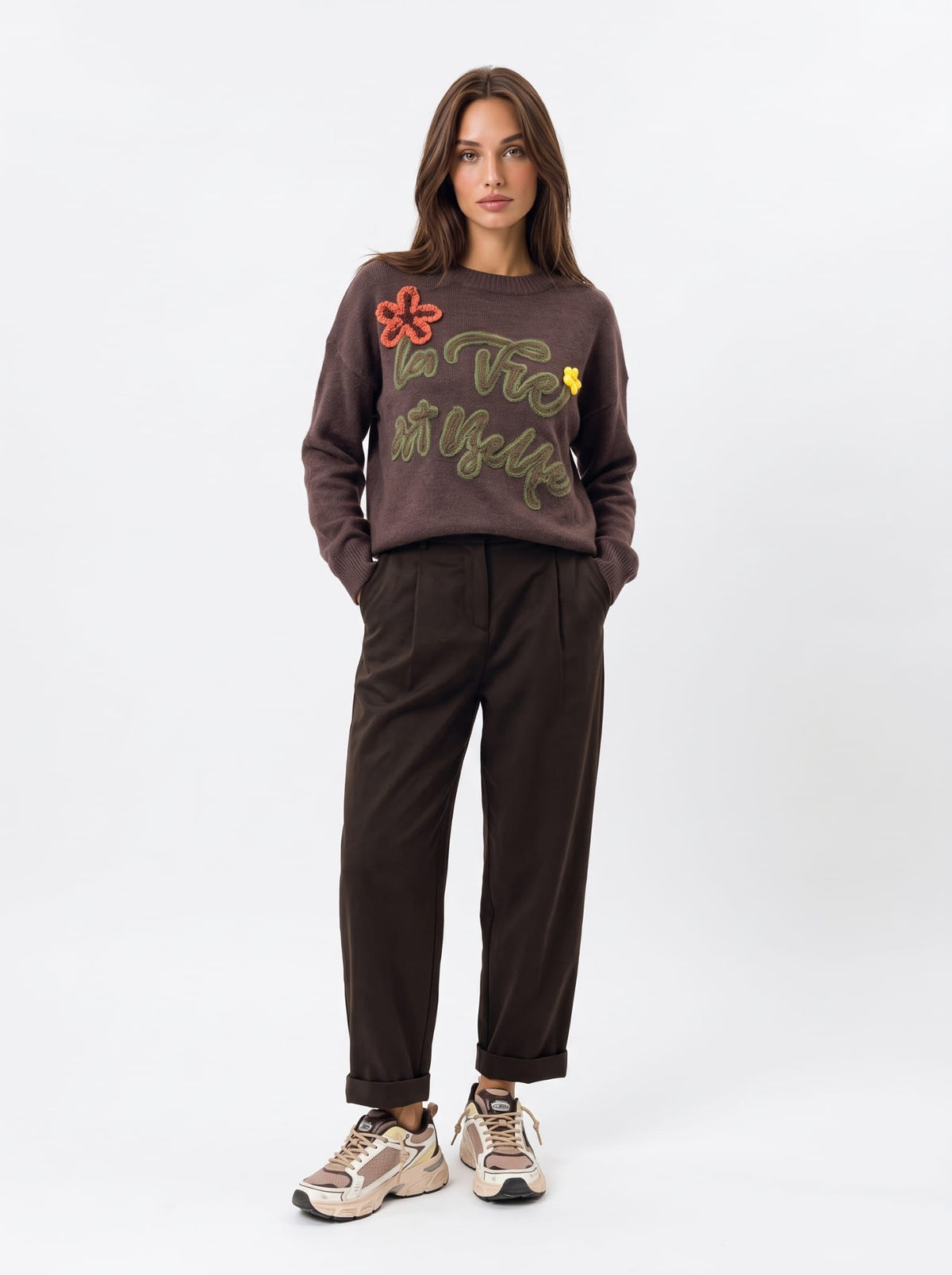Pantalone Melia - Marrone donna