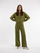 Felpa Elodie - Verde olio Felpa donna