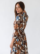 Abito Lyra - Marrone Multicolor Abito donna