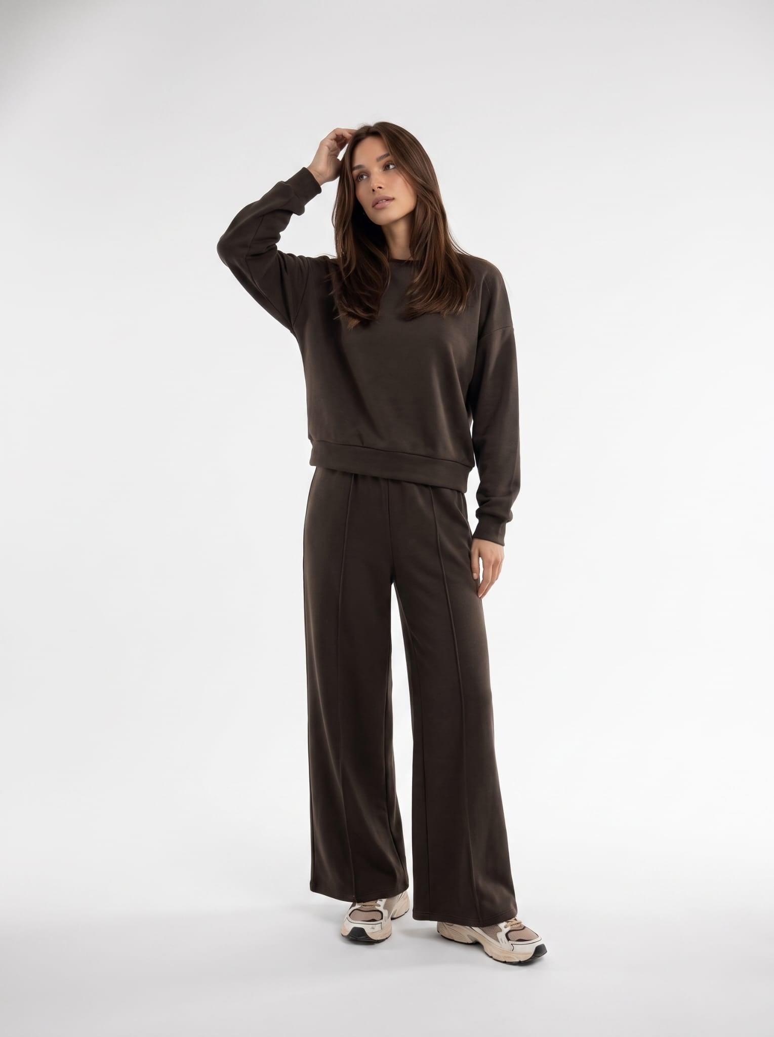 Felpa Elodie - Cacao Felpa donna