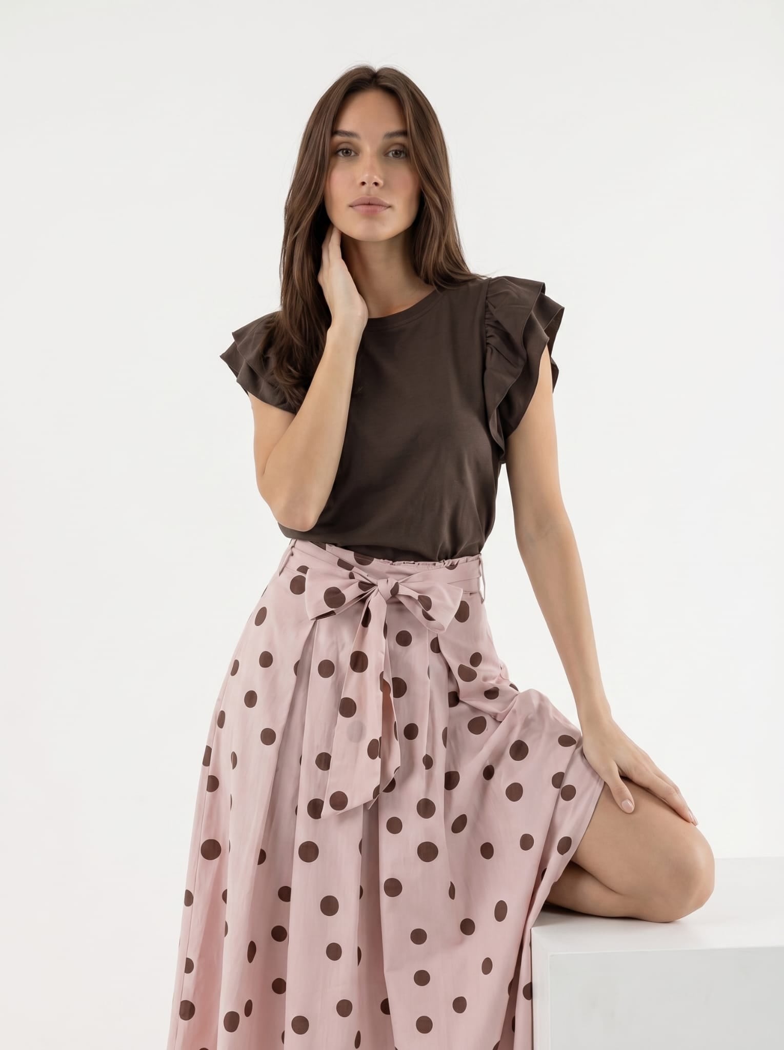 T-shirt Lumea - Marrone donna