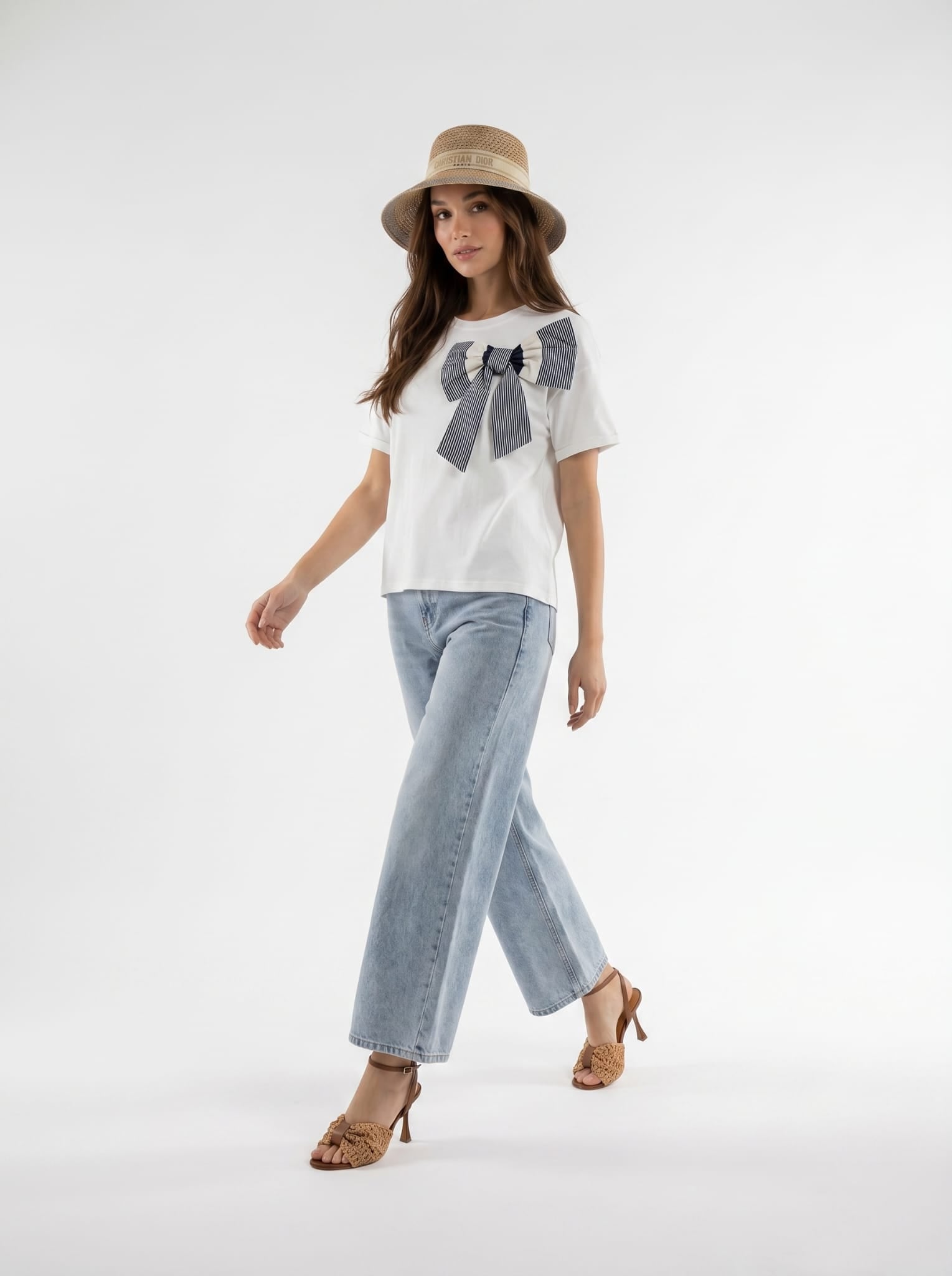 T-shirt Nami - Fiocco Blu donna