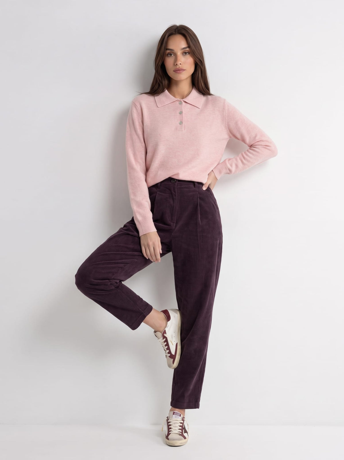 Pantalone Xanthe – Bordeaux Pantalone donna