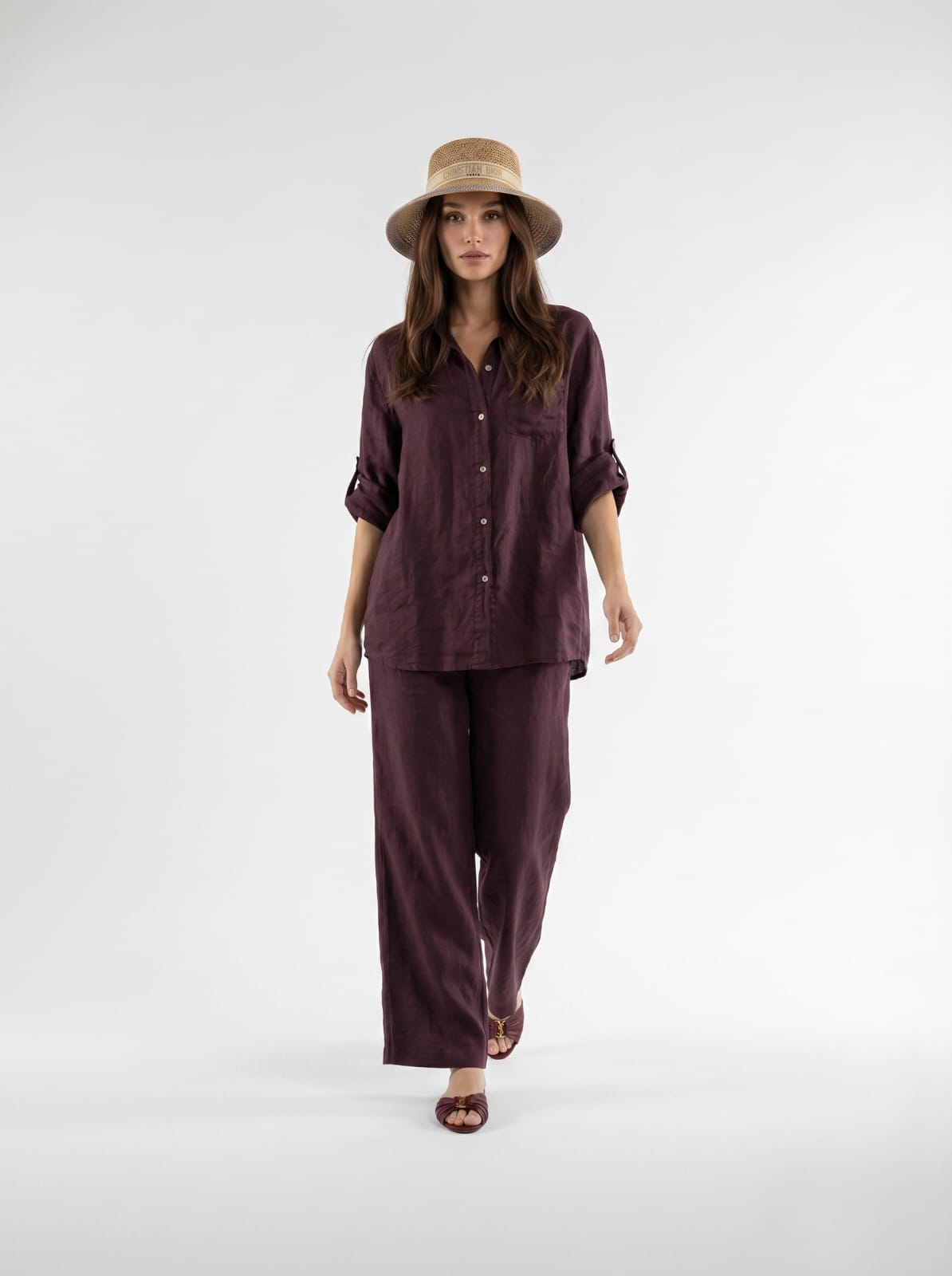 Coordinato Malaga - Borgogna donna