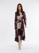 Abito Nerine – Fantasia Equestre Bordeaux/Blu Abito donna