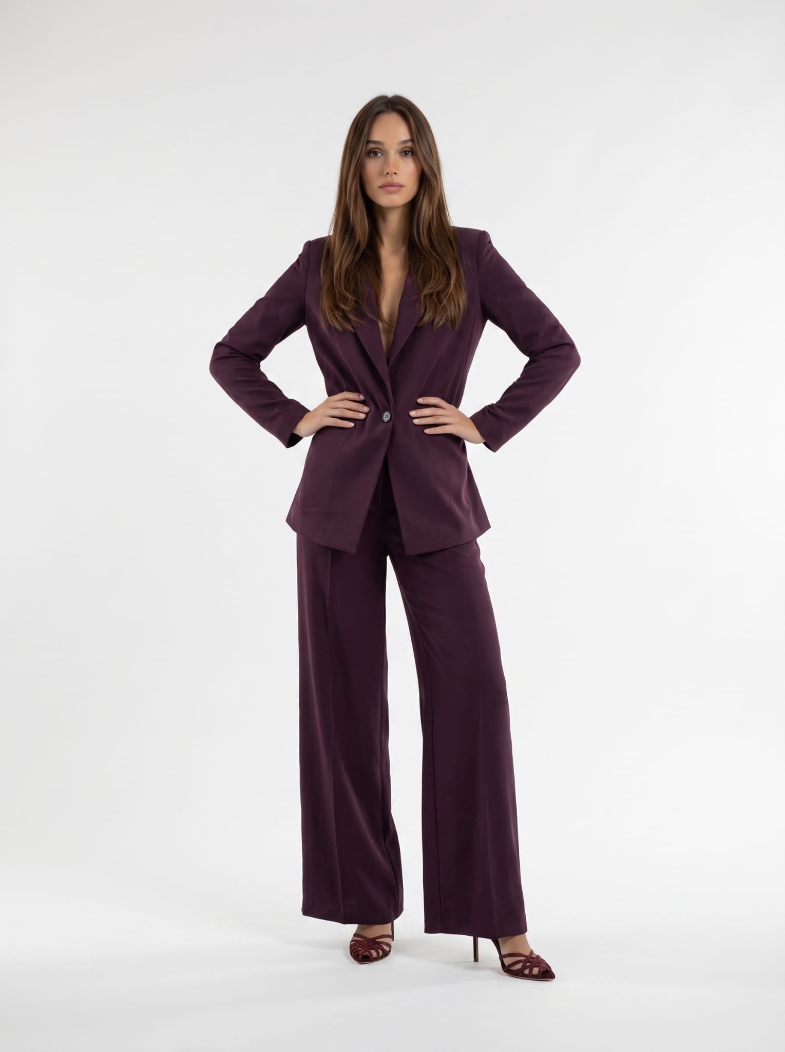 Tailleur Matilde - Bordeaux Tailleur donna