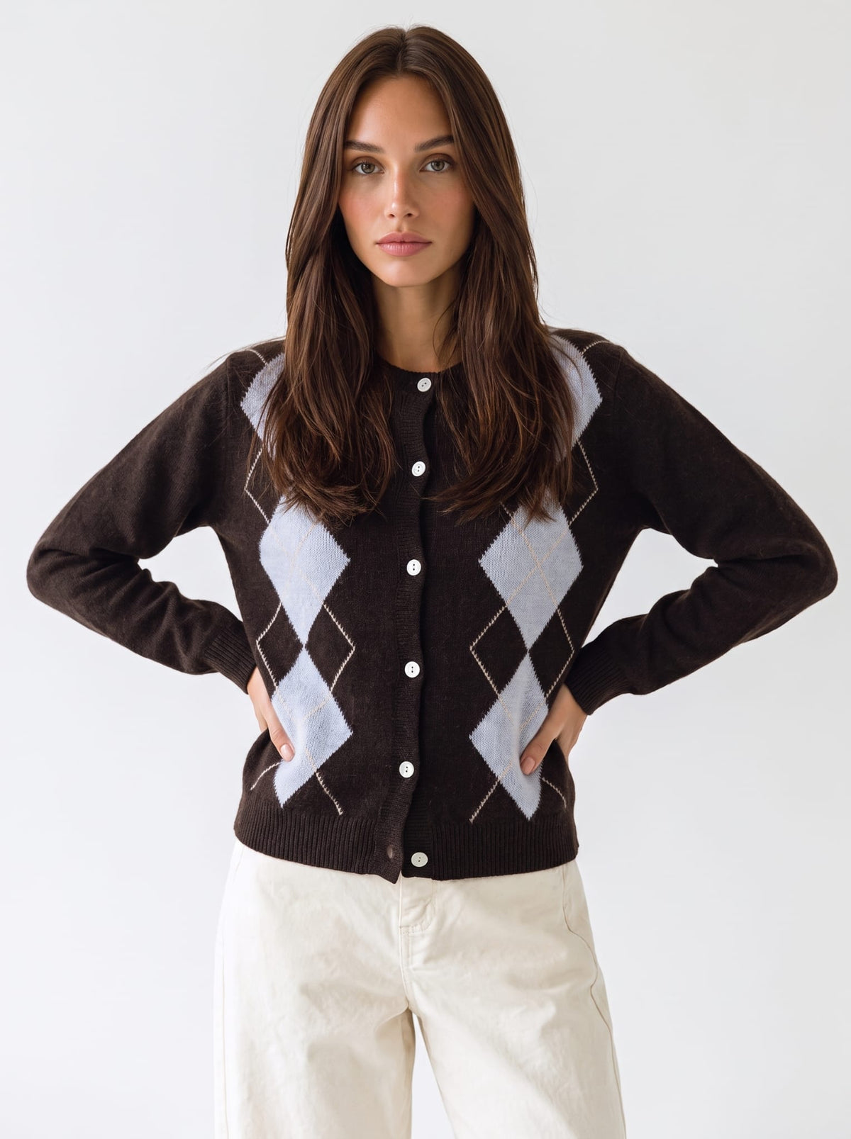 Cardigan Capucine – Marrone Cardigan donna
