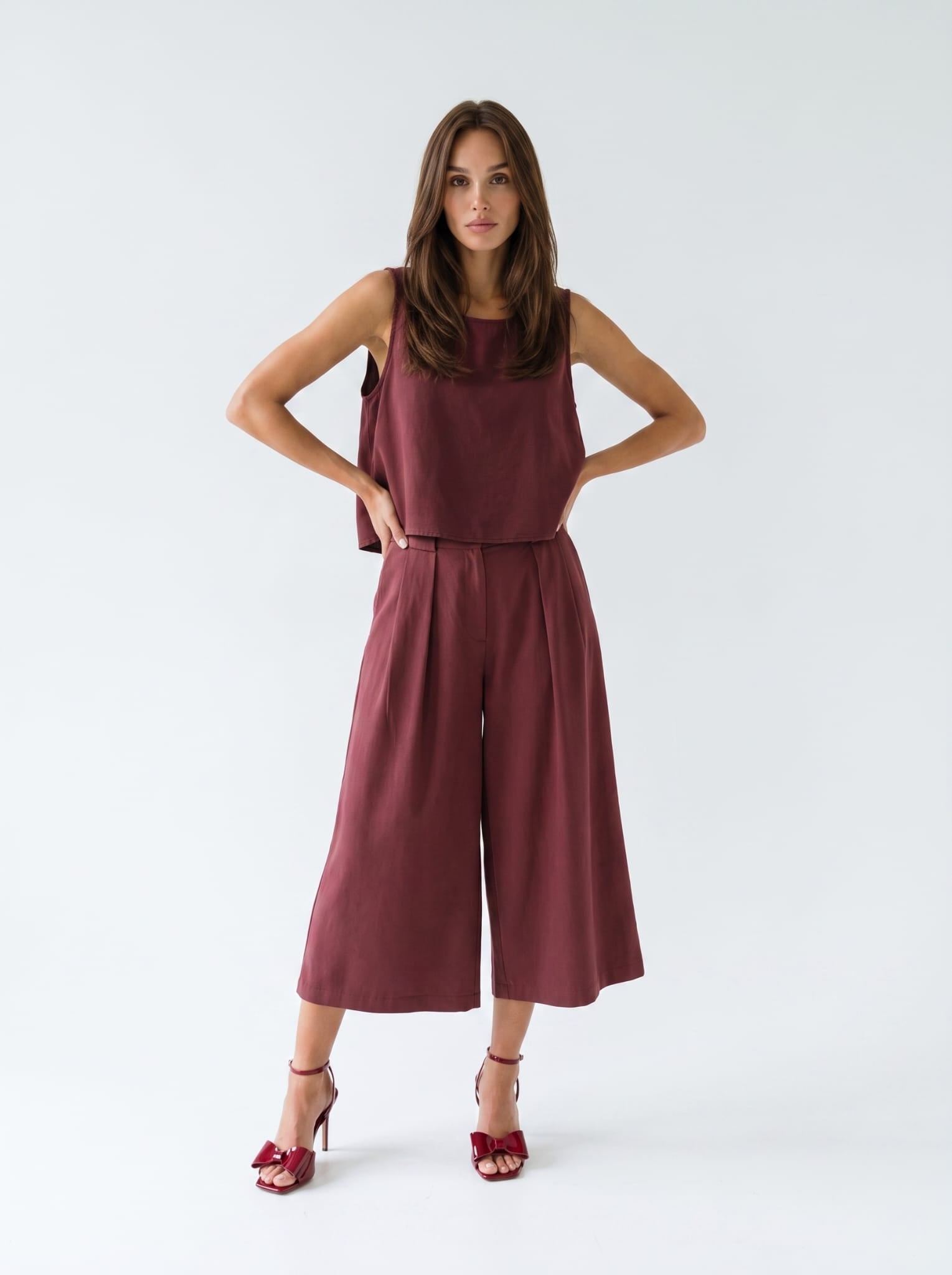 Coordinato Lysandra – Bordeaux donna