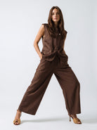 Coordinato Nadia - Marrone donna