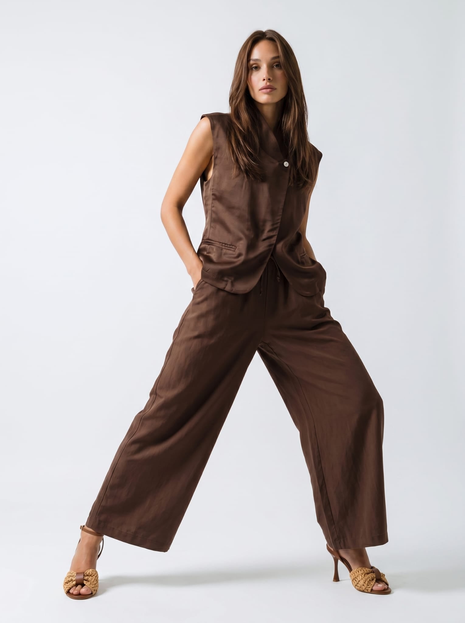Coordinato Nadia - Marrone donna