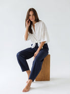Pantalone Olivia - Blu donna