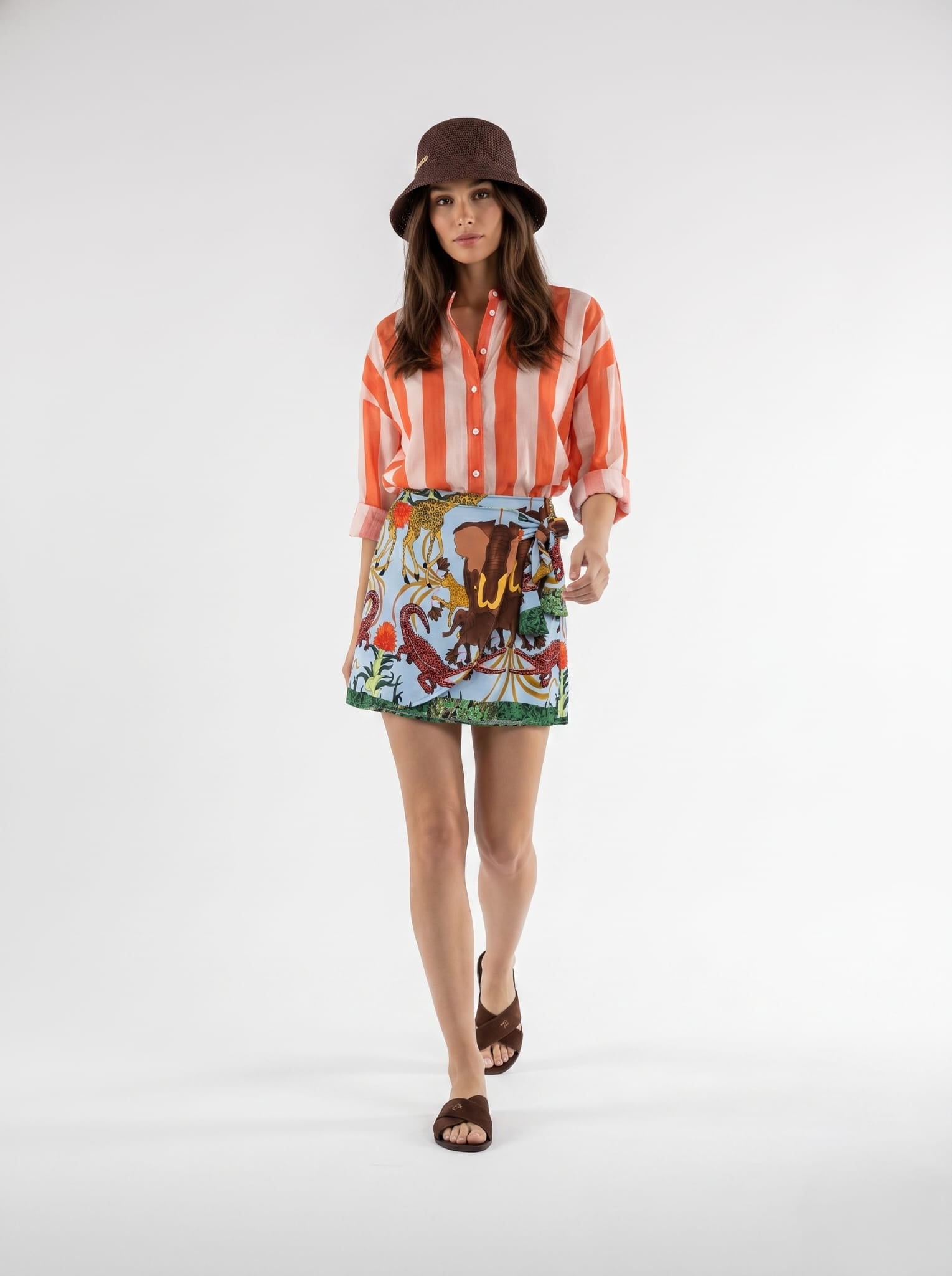 Gonna Pareo Safira - Azzurro donna