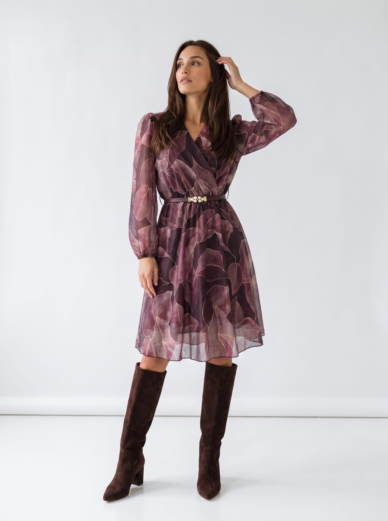 Abito Elara - Bordeaux Abito donna