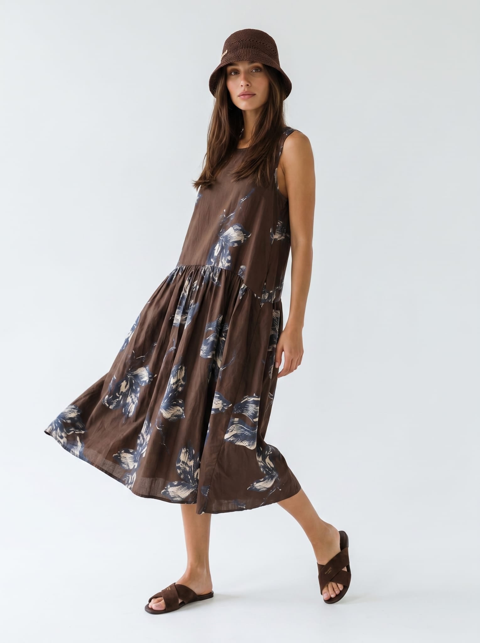 Abito Rosy - Marrone donna