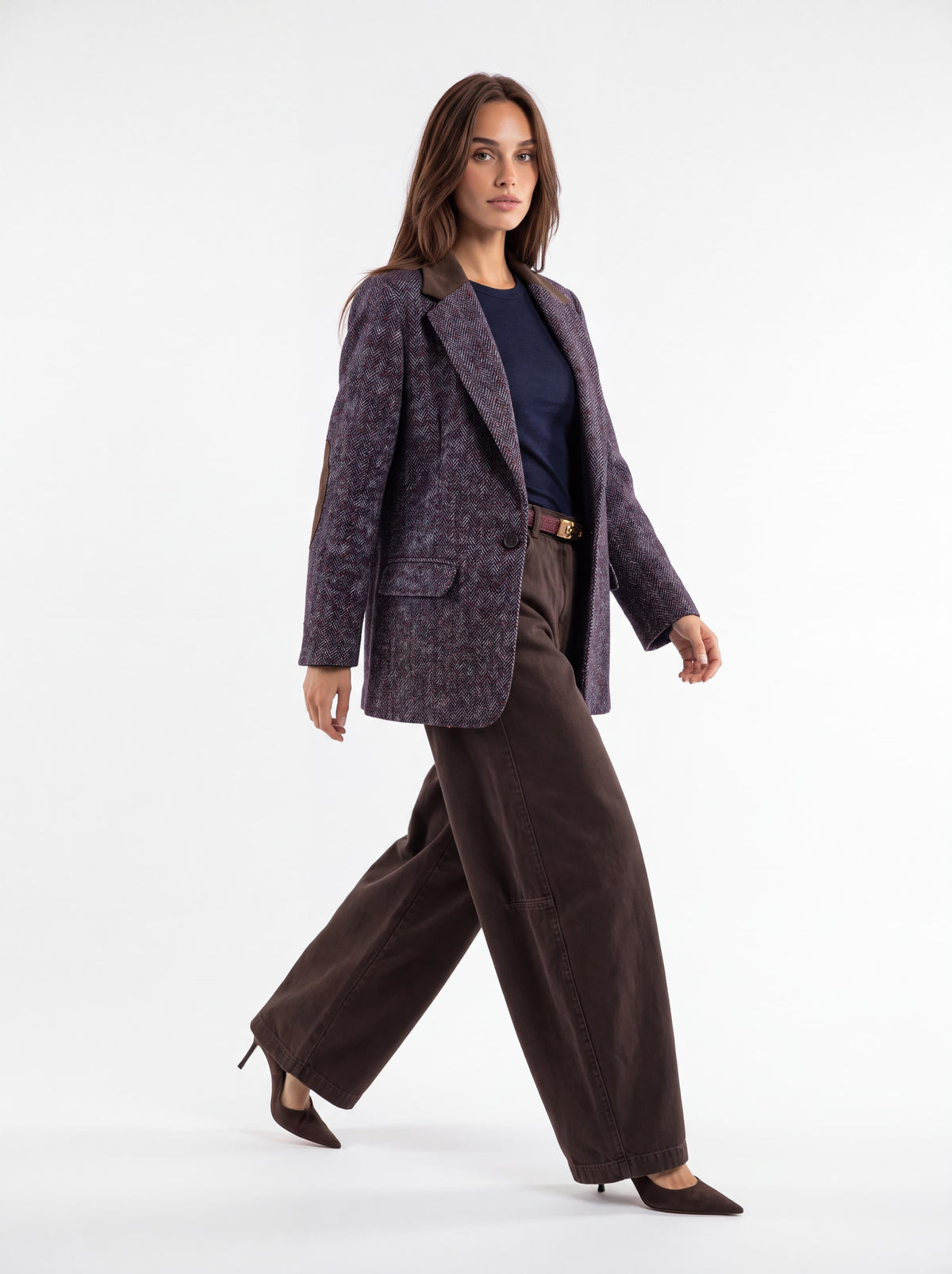 Giacca Oriane – Spigato Blu Giacca donna