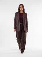 Giacca Oriane – Spigato Bordeaux Giacca donna