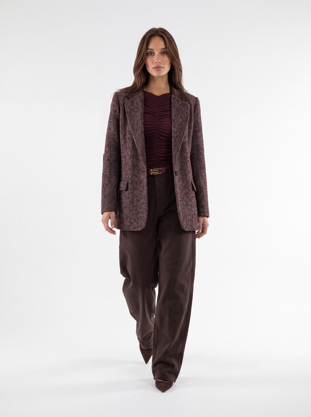 Giacca Oriane – Spigato Bordeaux Giacca donna
