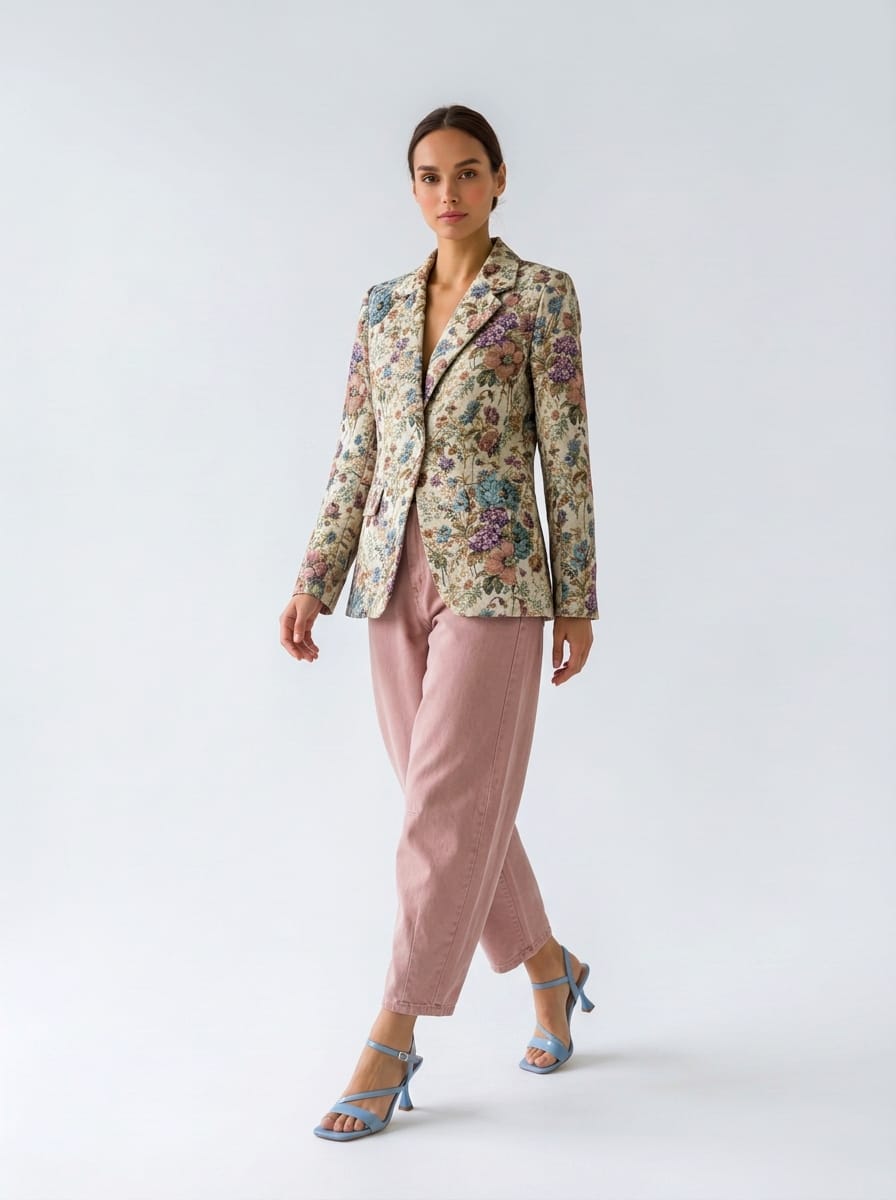 Pantalone Olivia in cotone - Rosa donna