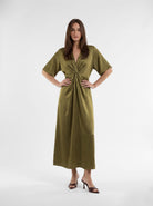 Abito Anna - Verde olio Abito donna
