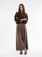 Cardigan Amarante – Marrone Mélange Cardigan donna