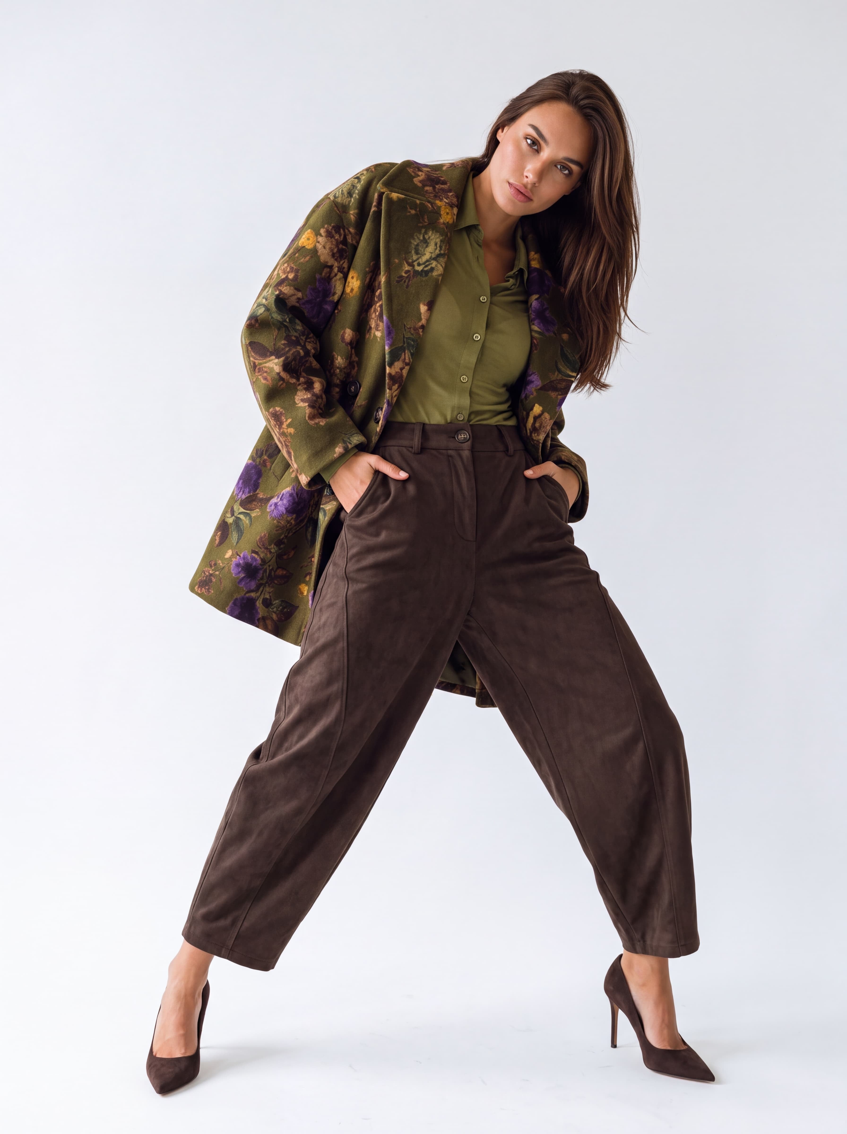 Cappotto Maïwenn – Verde Oliva Capispalla donna