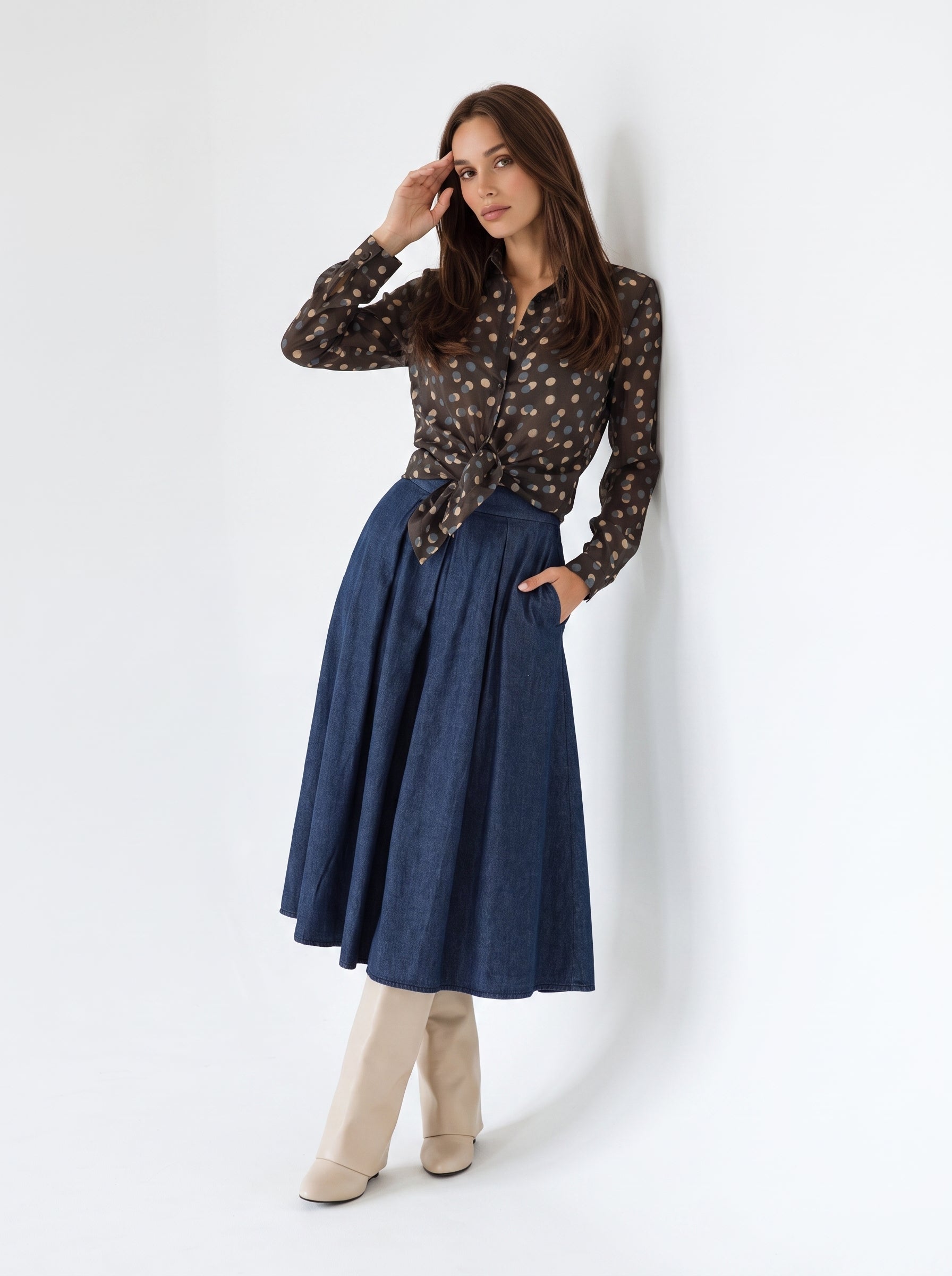 Gonna Penelope - Denim Chambray Gonna donna
