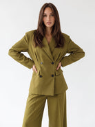 Tailleur Cassia - Verde Olio Tailleur donna