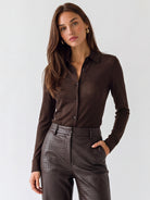 Camicia Osmée – Marrone Camicia donna