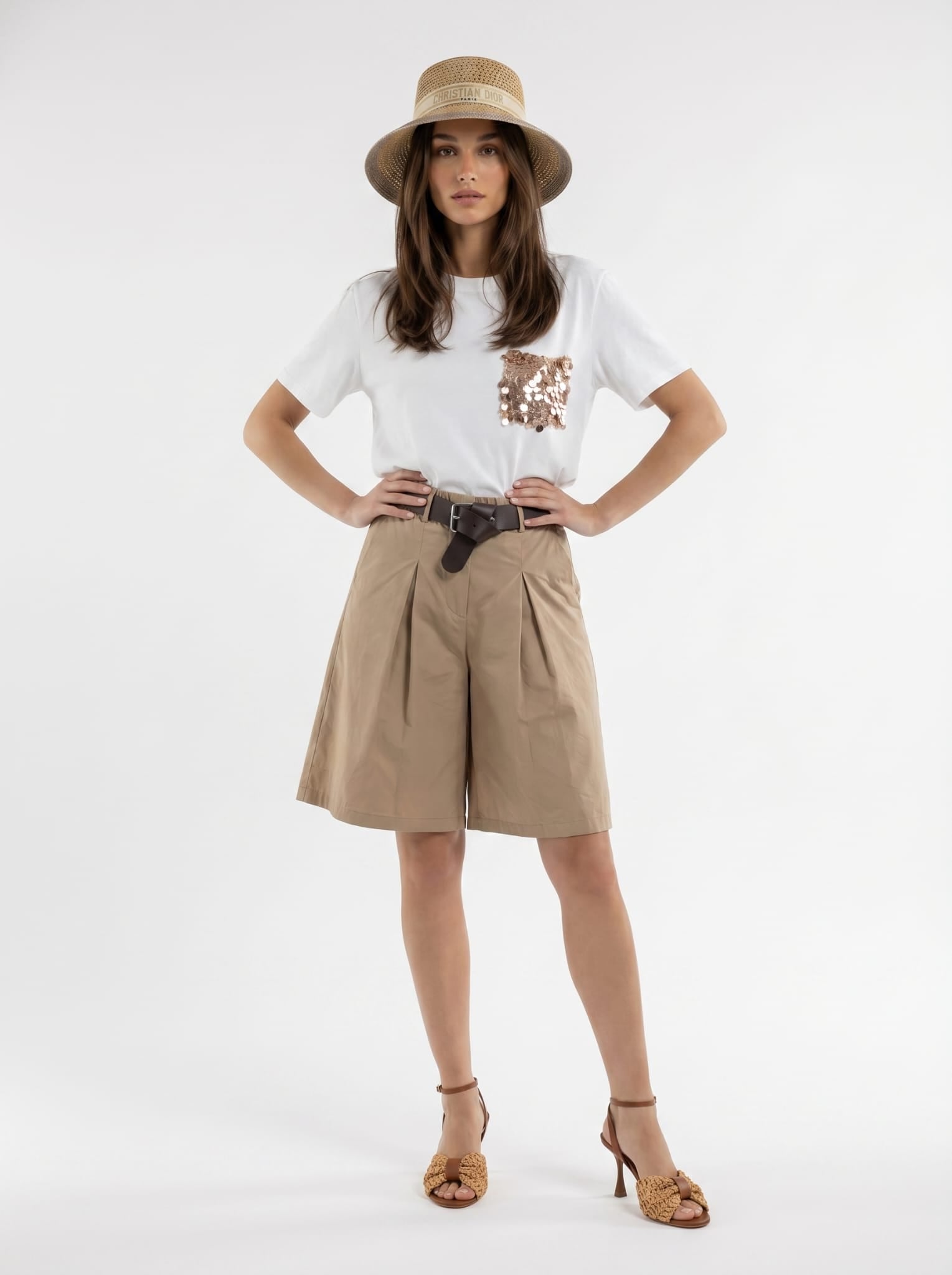 Bermuda Capri - Fango donna