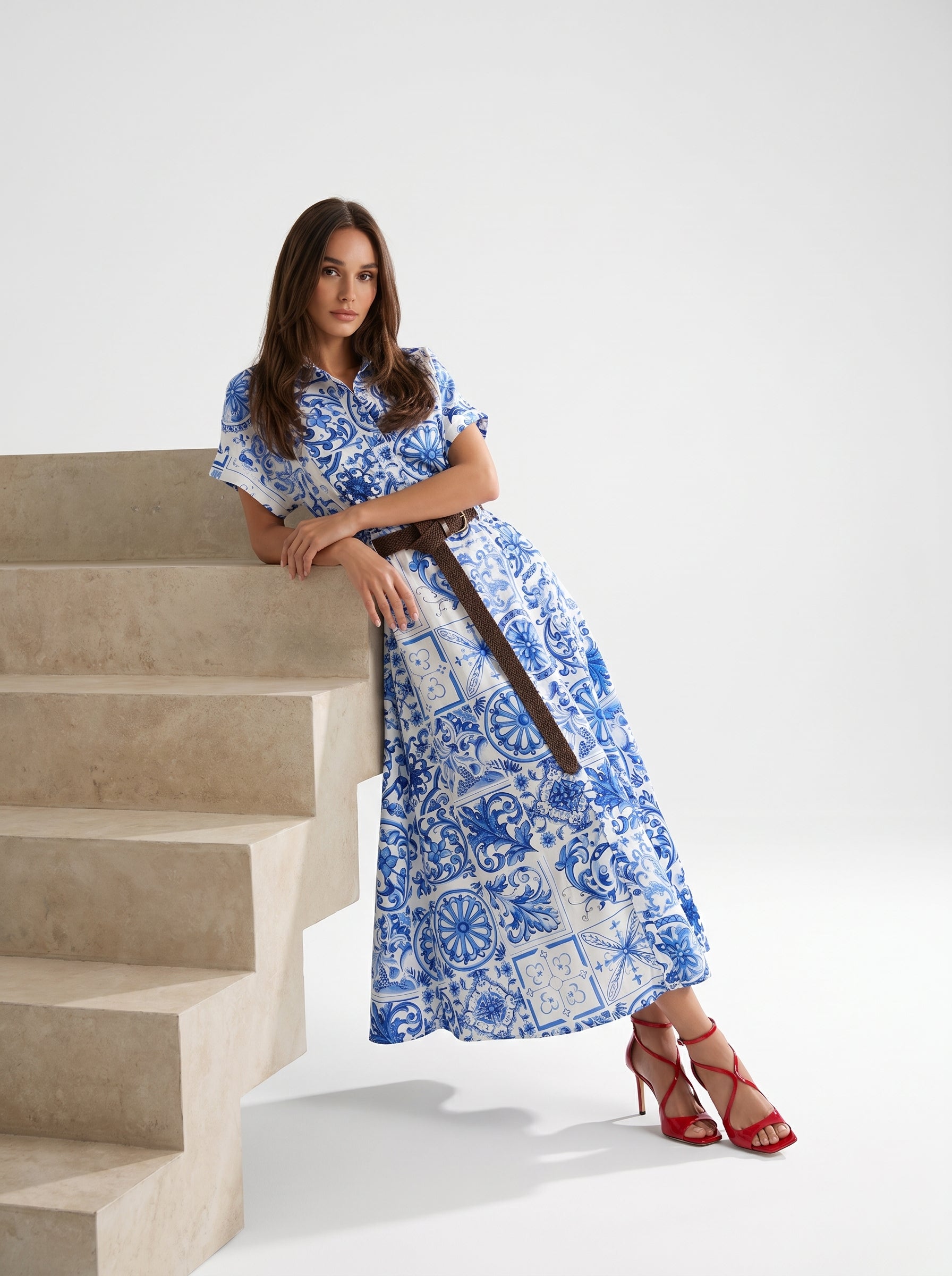 Abito Rachele - Amalfi Blu donna