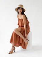 Abito Chloe - Ruggine donna