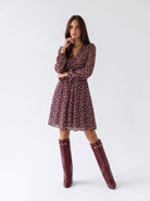 Abito Eudora – Bordeaux/Panna Abito donna
