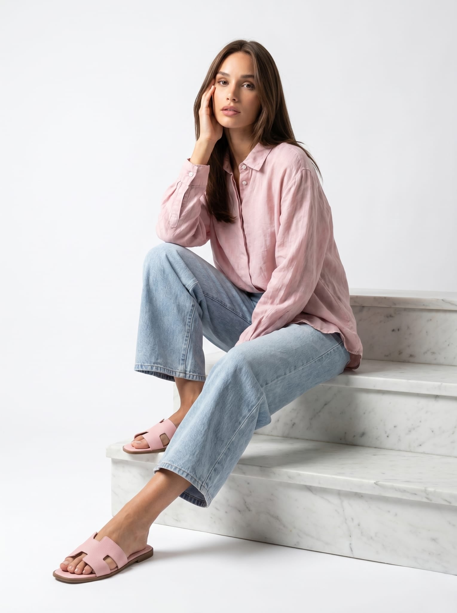 Camicia Lunaria - Rosa donna