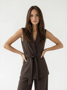 Tailleur Selmira - Marrone donna