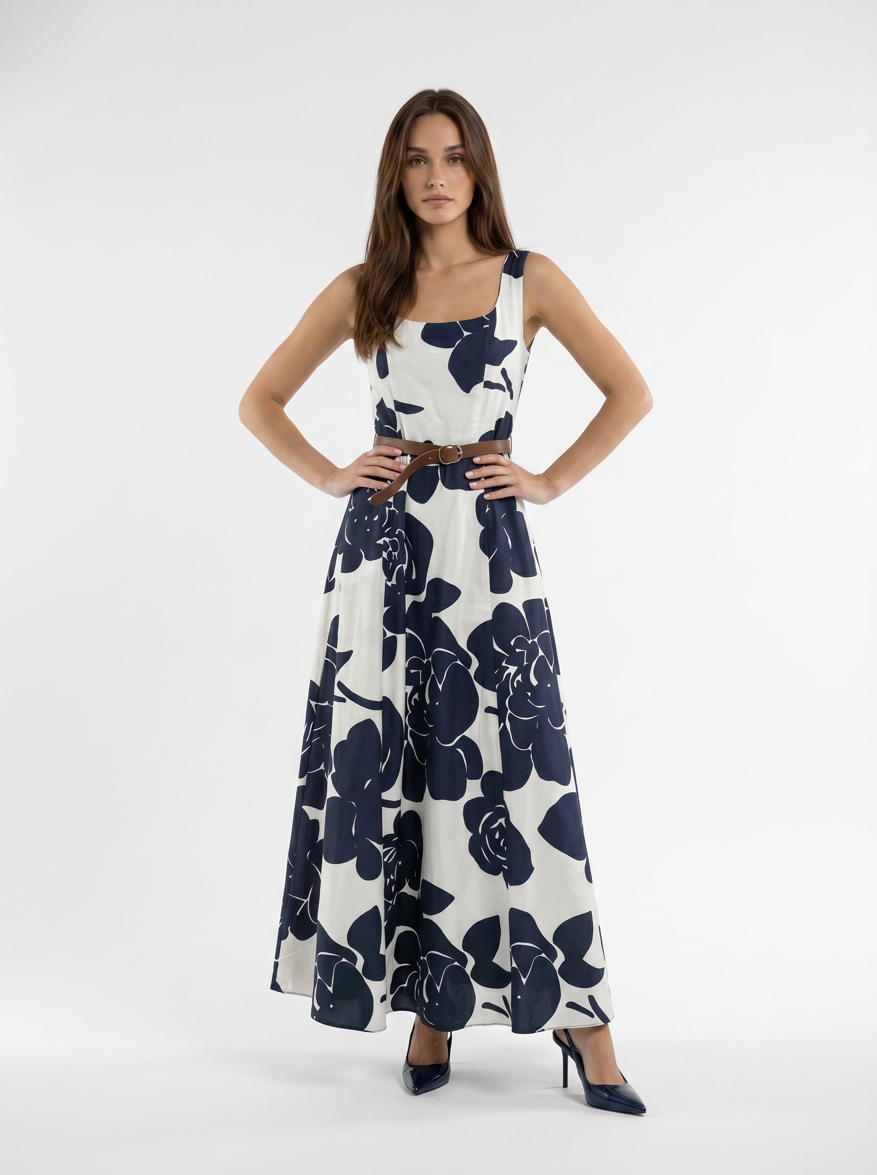 Abito Noa - Blu fantasia donna