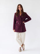 Giacca Esmée – Bordeaux Giacca donna