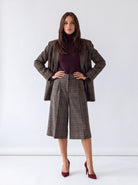 Tailleur Mazarine – Taupe / Bordeaux Tailleur donna