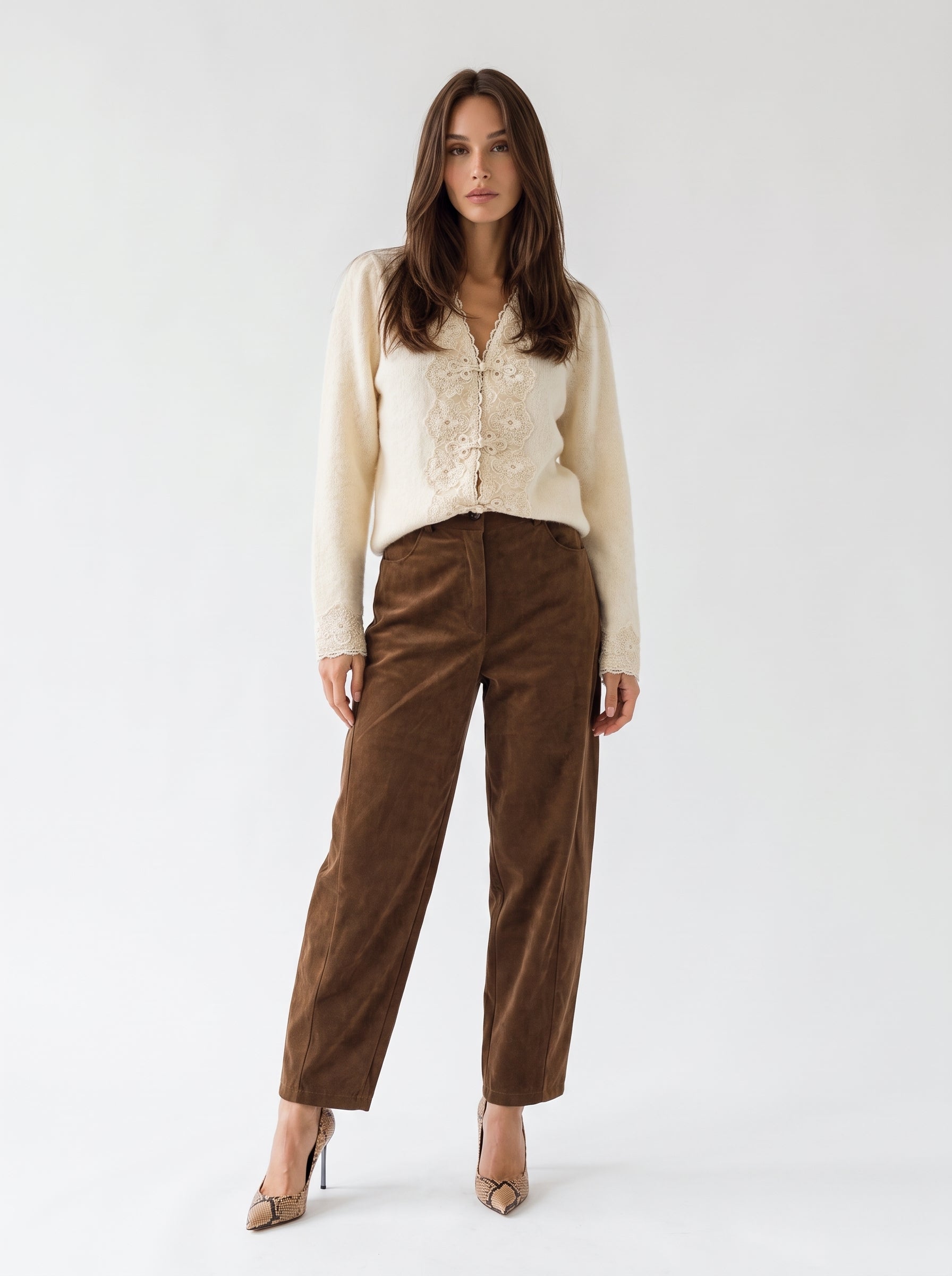 Cardigan Solenne - Panna Cardigan donna