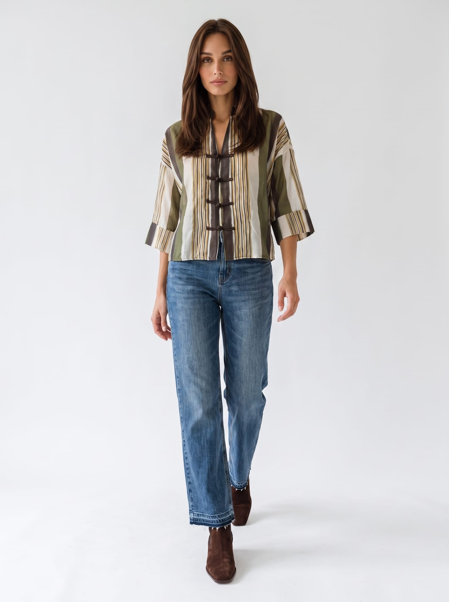 Camicia Nausica - Verde Militare Camicia donna
