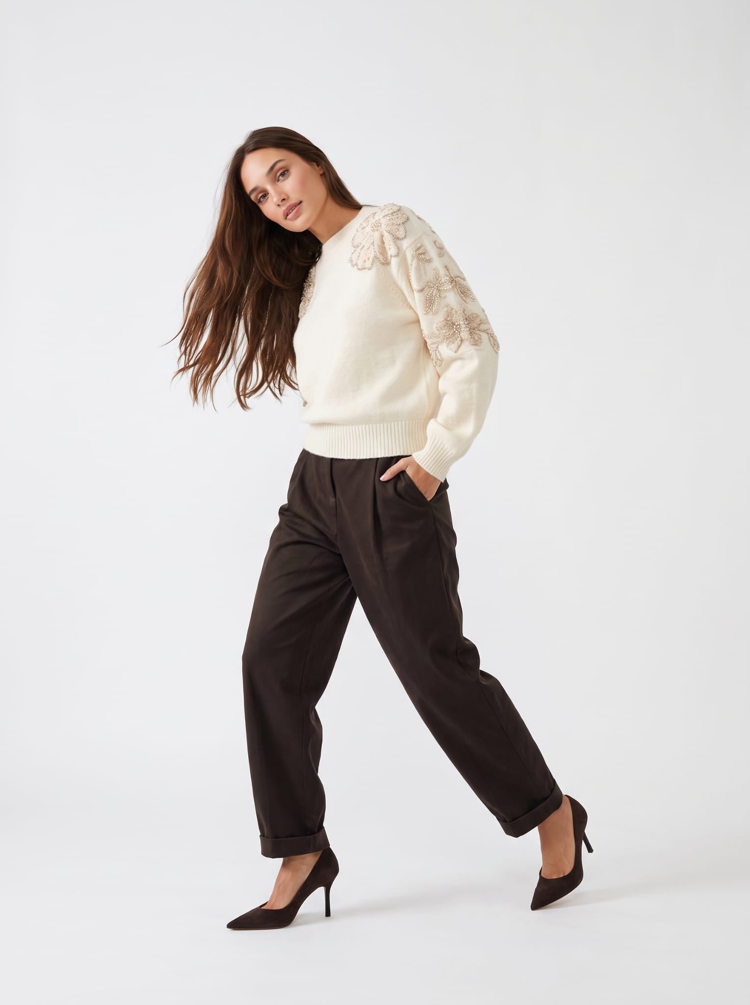 Pullover Cléophée - Panna Maglia donna