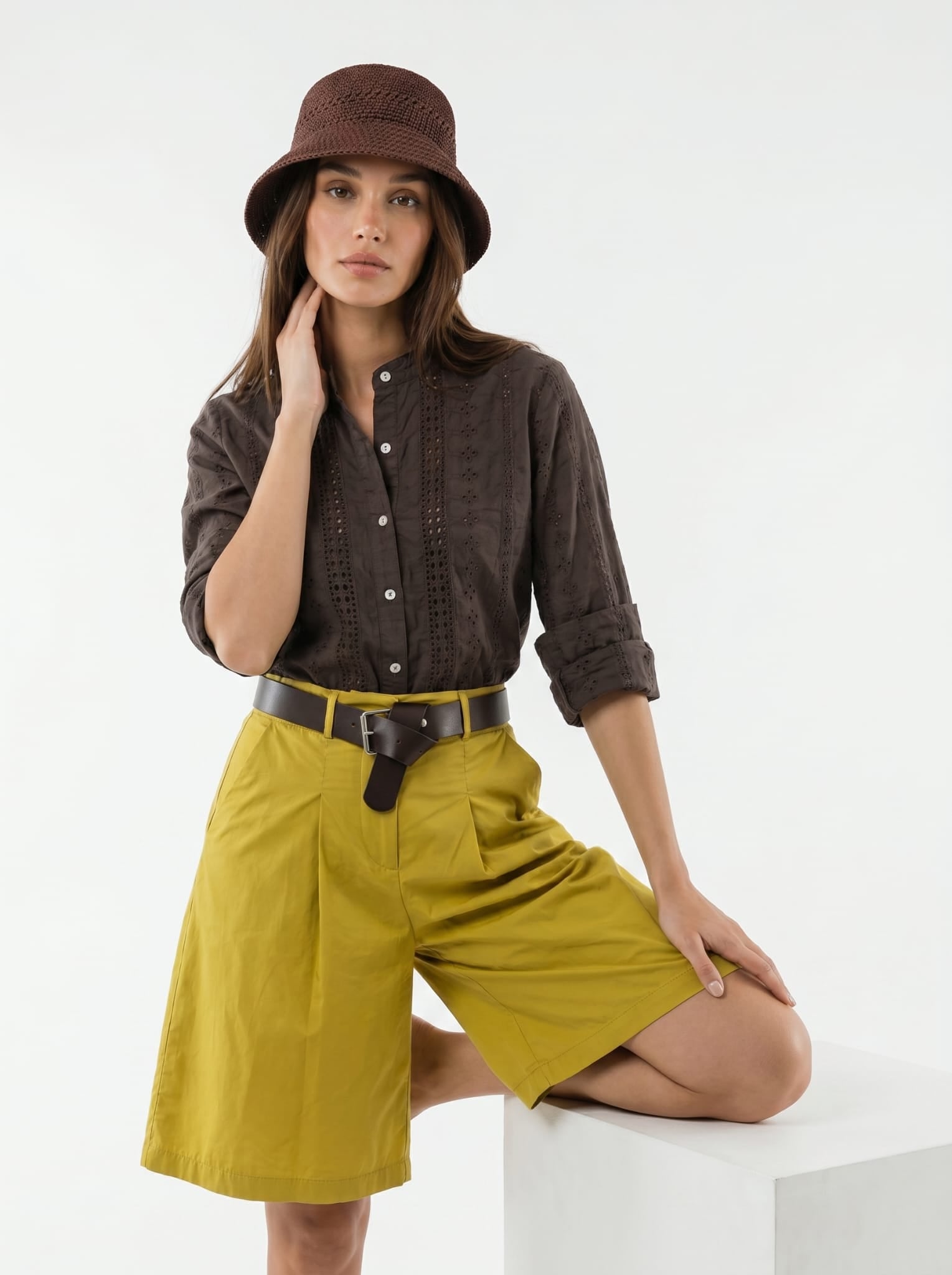 Camicia Jasmine - Moka donna