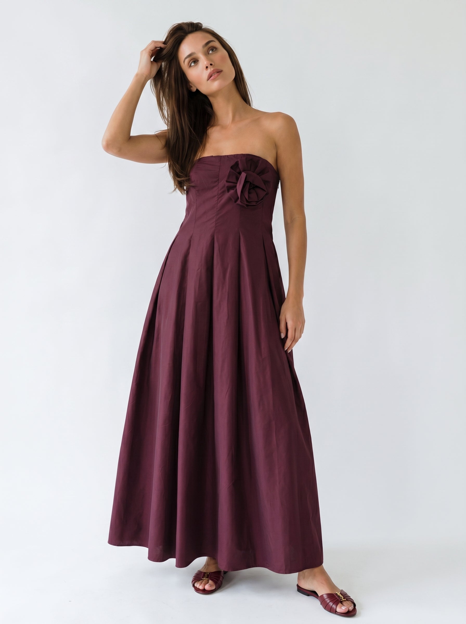 Abito Sandy - Bordeaux donna